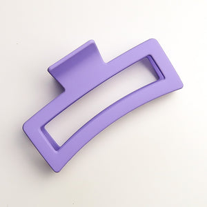 XL Summer Matte Rectangle Hair Claw