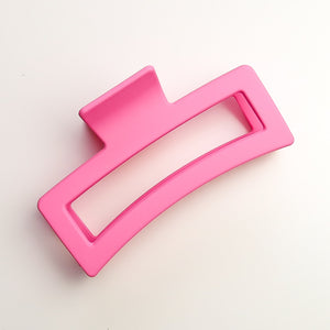 XL Summer Matte Rectangle Hair Claw