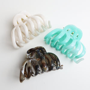 Large Watercolour Curly Hair Claw