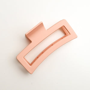 XL Business Barbie Matte Rectangle Hair Claw