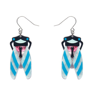 Deco Cicada Drop Earrings