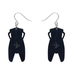 Deco Cicada Drop Earrings