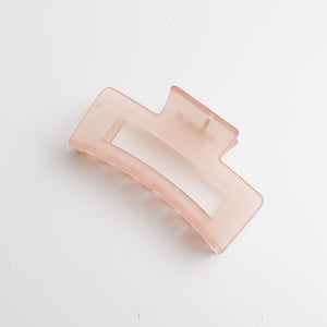 Medium Girly Pop Rectangle Hair Claw