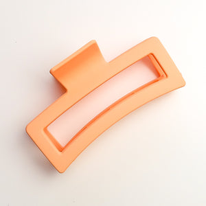 XL Summer Matte Rectangle Hair Claw