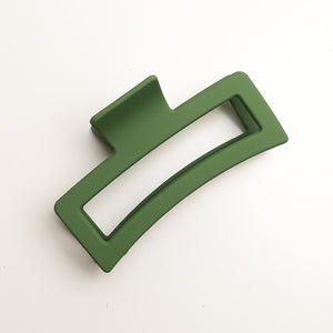 XL Business Barbie Matte Rectangle Hair Claw