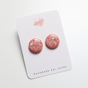 Amanda Glitter Studs - Large