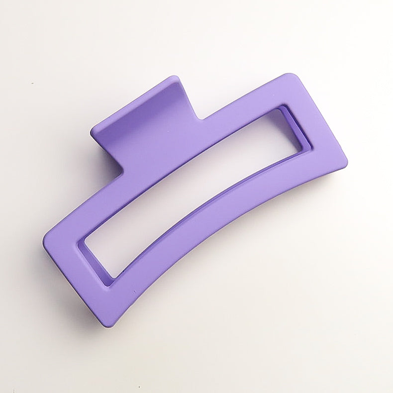 XL Summer Matte Rectangle Hair Claw