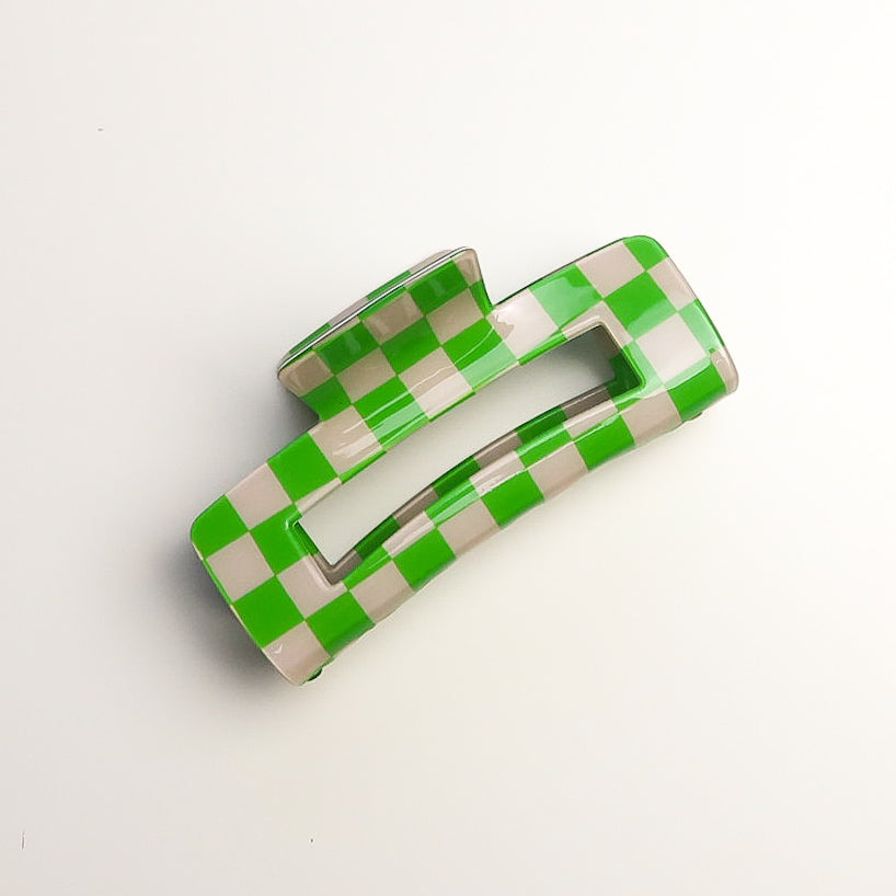 Large Pop Punk Rectangle Hair Claw