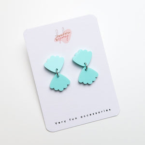 Aqua Fan Dangles