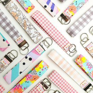 Jessica Fabric Key Fob