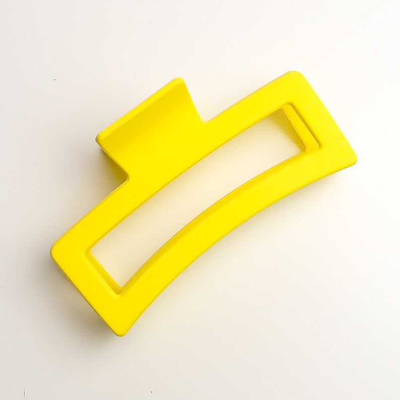 XL Summer Matte Rectangle Hair Claw