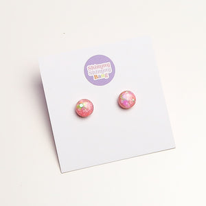 Kimberly Glitter Studs - Small