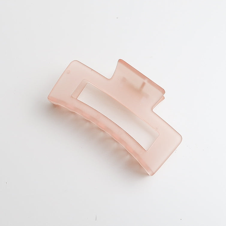 Medium Girly Pop Rectangle Hair Claw