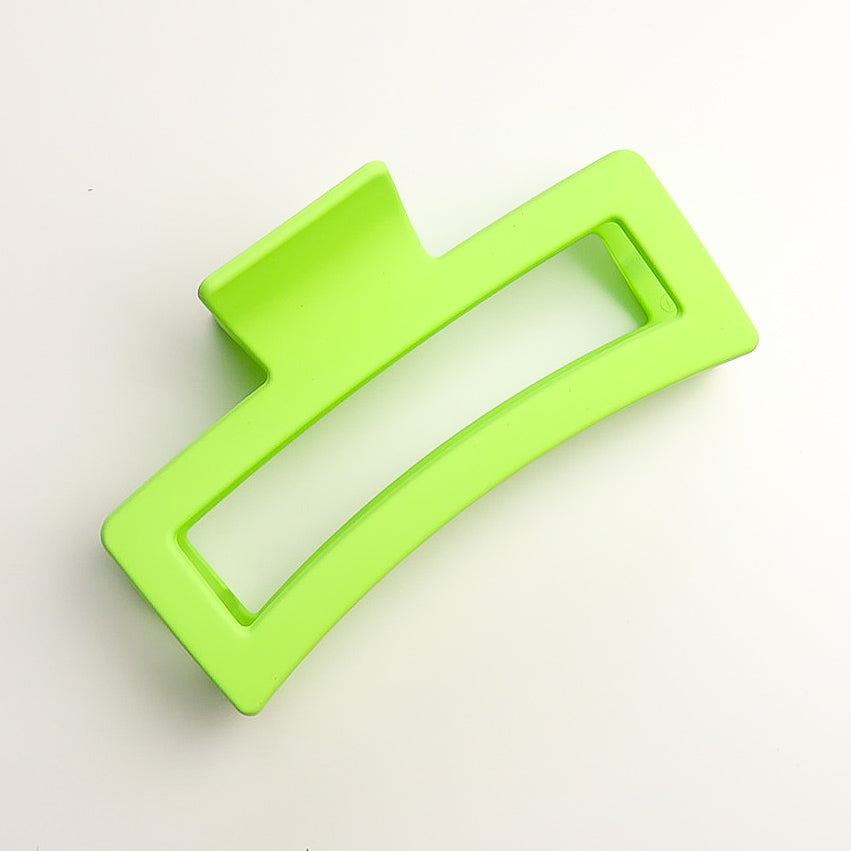 XL Summer Matte Rectangle Hair Claw