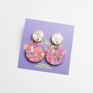 Krista Glitter Dangles - Large