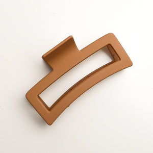 XL Business Barbie Matte Rectangle Hair Claw