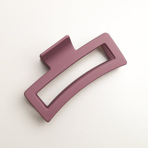XL Business Barbie Matte Rectangle Hair Claw