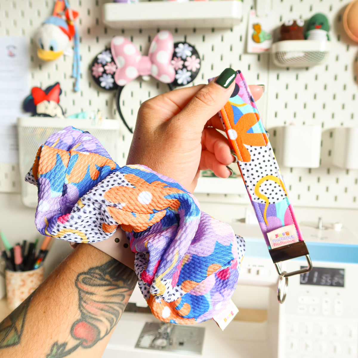 Betty Fabric Key Fob