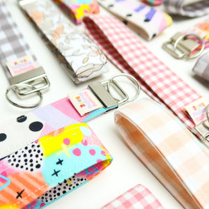 Jessica Fabric Key Fob