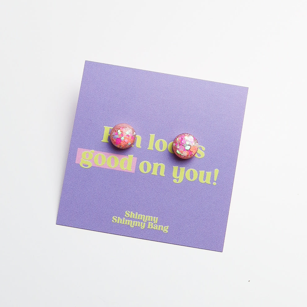 Briar Glitter Studs - Small