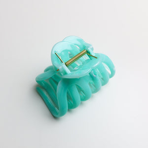 Large Watercolour Curly Hair Claw