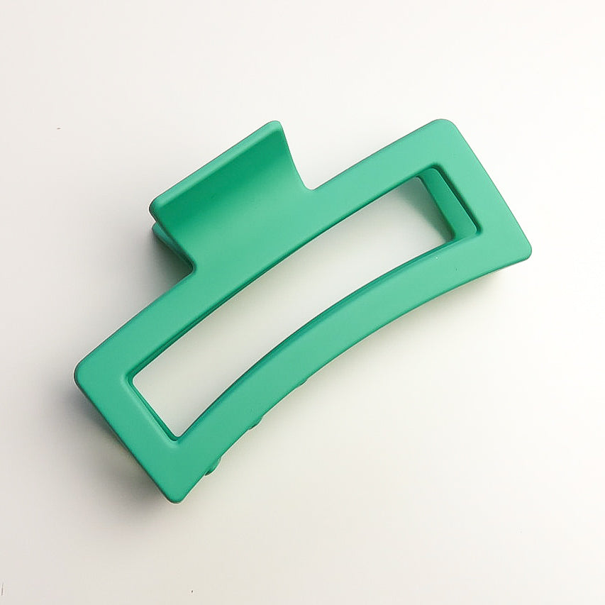 XL Summer Matte Rectangle Hair Claw
