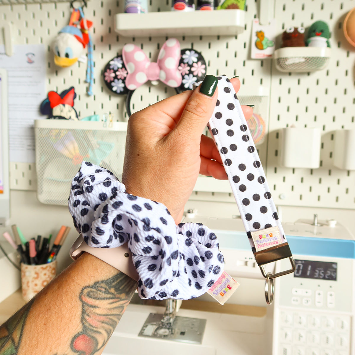 Dottie Fabric Key Fob