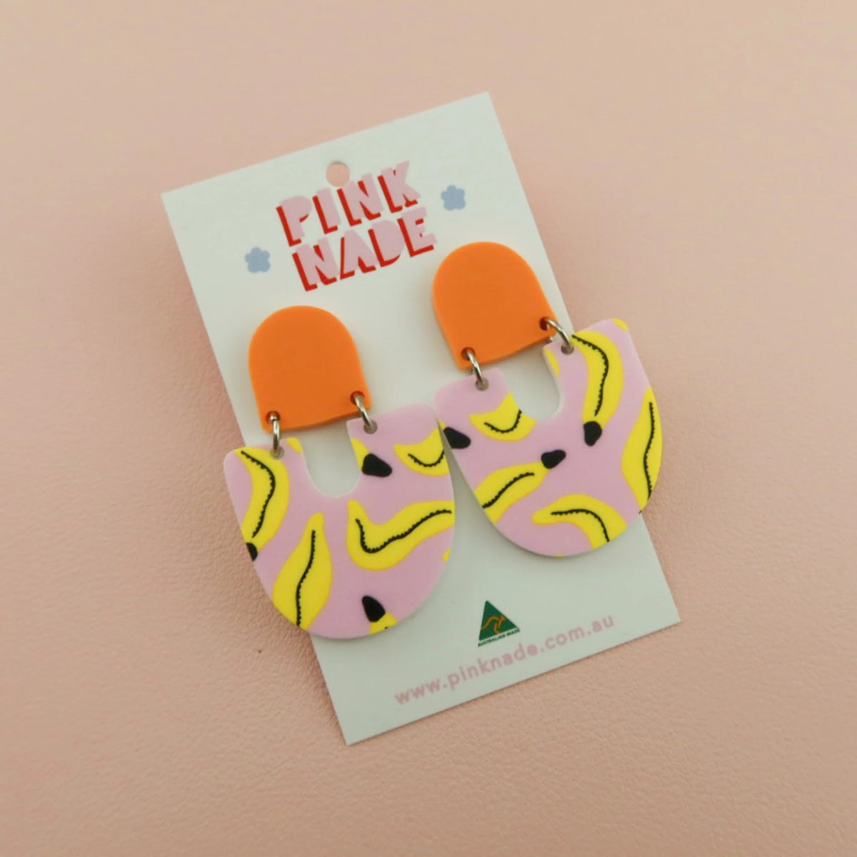 Moops Banana Dangle Earrings