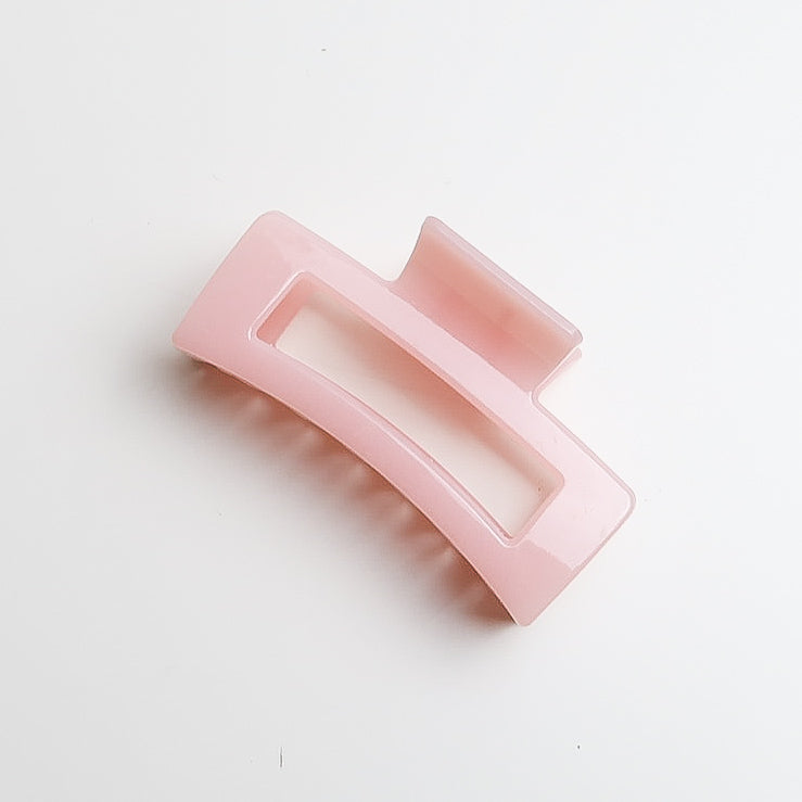 Medium Girly Pop Rectangle Hair Claw