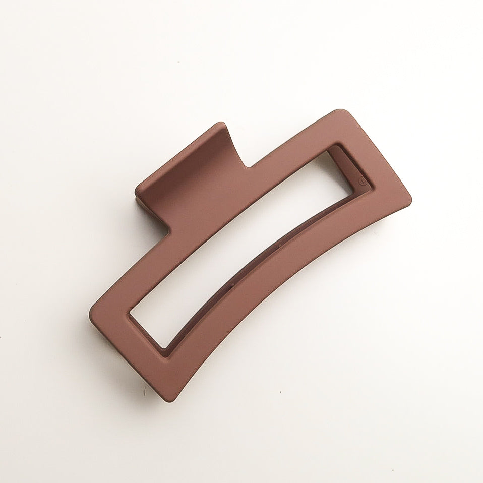 XL Business Barbie Matte Rectangle Hair Claw