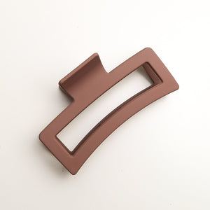 XL Business Barbie Matte Rectangle Hair Claw